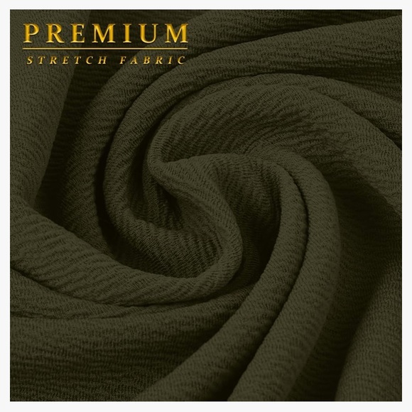 Olive Green Short Soft Blazer - Picture 6 of 7